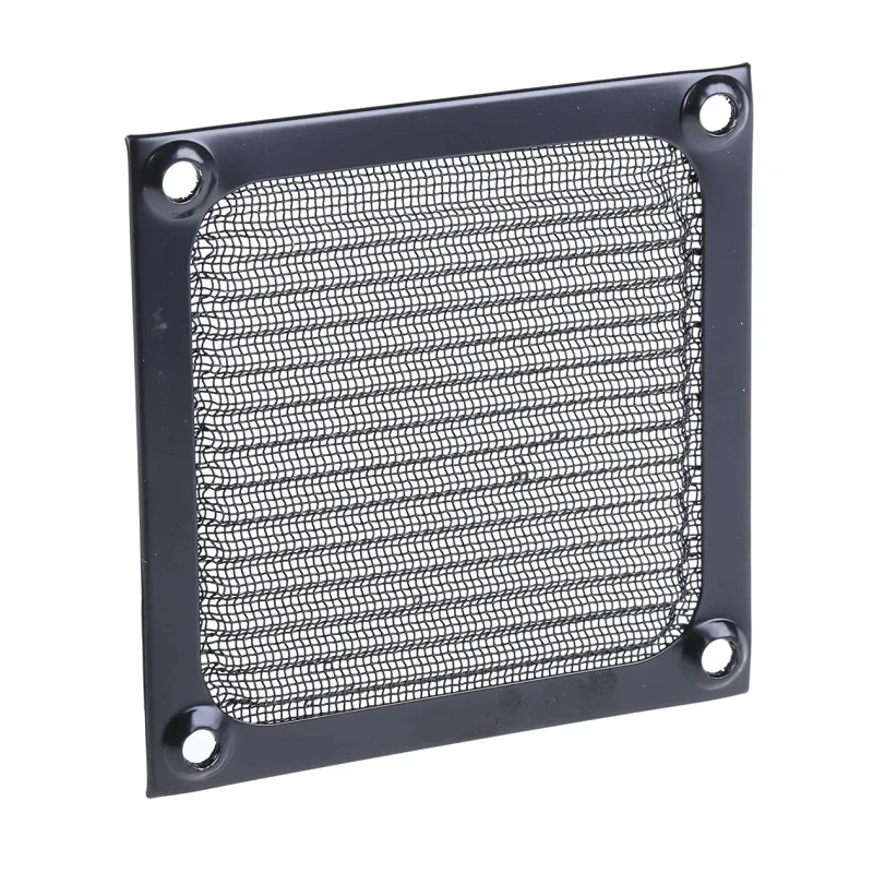 RS PRO Stainless Steel Aluminium Filter Black Anodised Fan Filter for 80 mm Fans 80 mm x 8 mm x 4.5 mm 737-4106