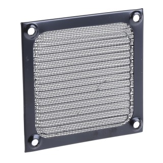 RS PRO Stainless Steel Aluminium Filter Black Anodised Steel Aluminium Frame Fan Filter 92 mm 737-4109
