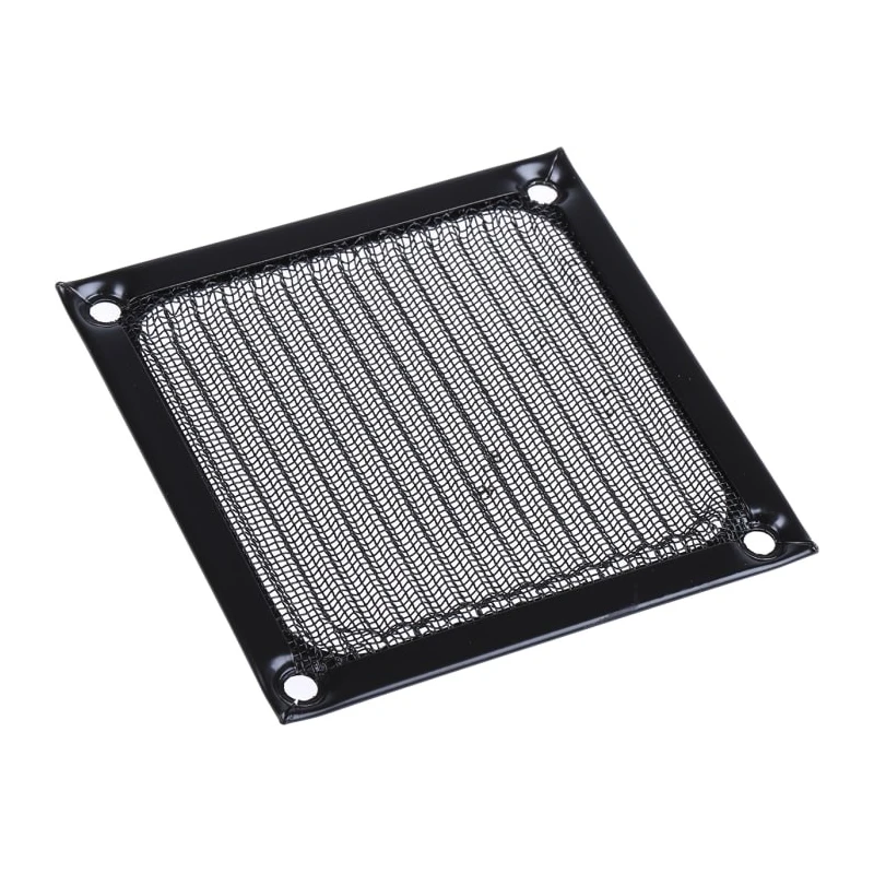 RS PRO Stainless Steel Aluminium Filter Black Anodised Steel Aluminium Frame Fan Filter 92 mm 737-4109