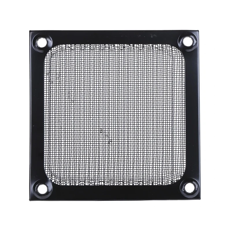 RS PRO Stainless Steel Aluminium Filter Black Anodised Steel Aluminium Frame Fan Filter 92 mm 737-4109