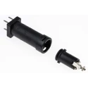 Schurter 16A PCB Mount Fuse Holder, 1P-Pole for 5 x 20 mm Fuse, 250V AC, Thermoplastic Body, Model 3101.0040