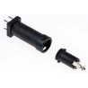 Schurter 16A PCB Mount Fuse Holder, 1P-Pole for 5 x 20 mm Fuse, 250V AC, Thermoplastic Body, Model 3101.0040