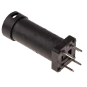 Schurter 16A PCB Mount Fuse Holder, 1P-Pole for 5 x 20 mm Fuse, 250V AC, Thermoplastic Body, Model 3101.0040