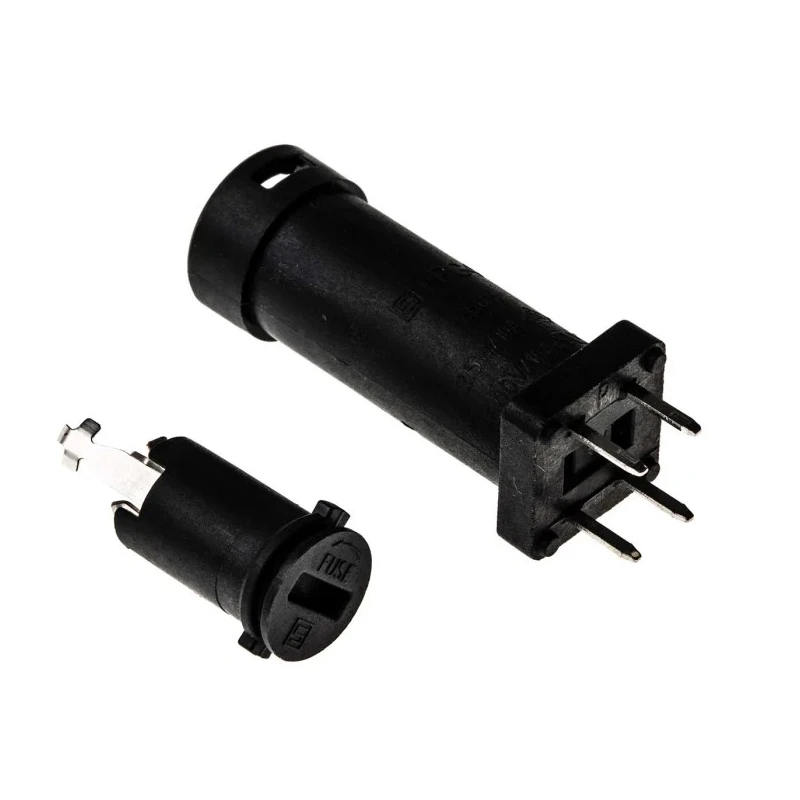 Schurter 16A PCB Mount Fuse Holder, 1P-Pole for 5 x 20 mm Fuse, 250V AC, Thermoplastic Body, Model 3101.0040