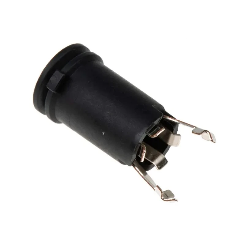 Schurter 16A PCB Mount Fuse Holder, 1P-Pole for 5 x 20 mm Fuse, 250V AC, Thermoplastic Body, Model 3101.0040