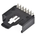 Lumberg Minimodul Series Right Angle Through Hole PCB Header 6 Contacts 2.5 mm Pitch 1 Row Shrouded 2,5 MSFW 06