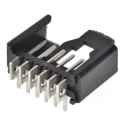 Lumberg Minimodul Series Right Angle Through Hole PCB Header, 6 Contact(s), 2.5 mm Pitch, 1 Row, Shrouded 2,5 MSFW 06
