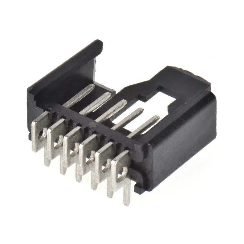Lumberg Minimodul Series Right Angle Through Hole PCB Header, 6 Contact(s), 2.5 mm Pitch, 1 Row, Shrouded 2,5 MSFW 06