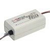 MEAN WELL IP30 1 Output LED Driver, 15V, 12W, 0.8A Constant Voltage AC-DC Power Supply