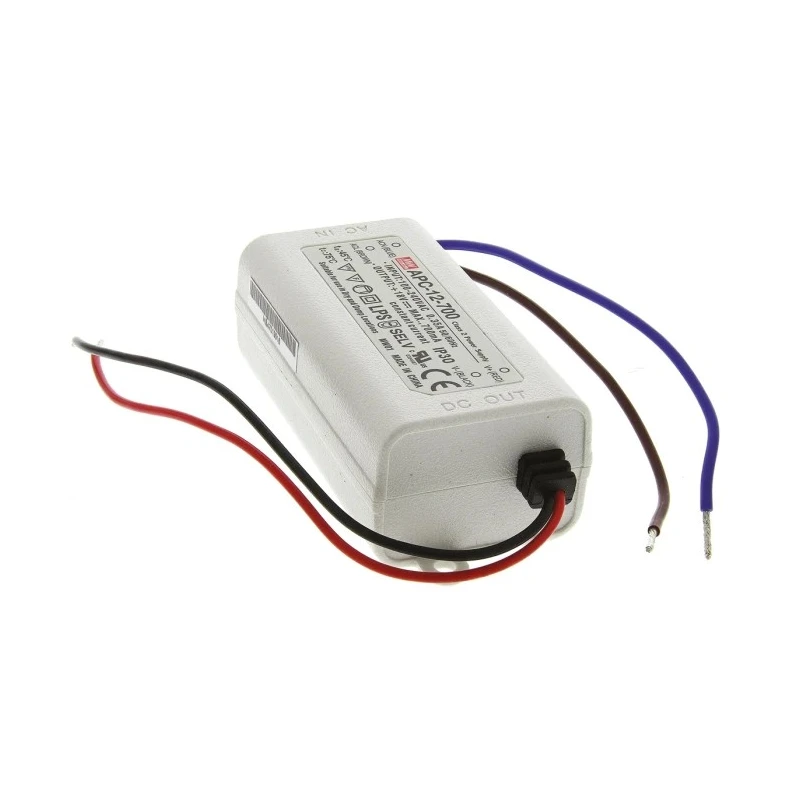 MEAN WELL  IP30 5 Output Constant Current LED Driver, 18V, 9V, 12.6W, 700mA