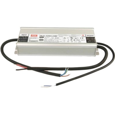 MEAN WELL IP67 5 Output Dimmable Constant Voltage/Current LED Driver 24V 320.16W 13.34A PWM Resistance 