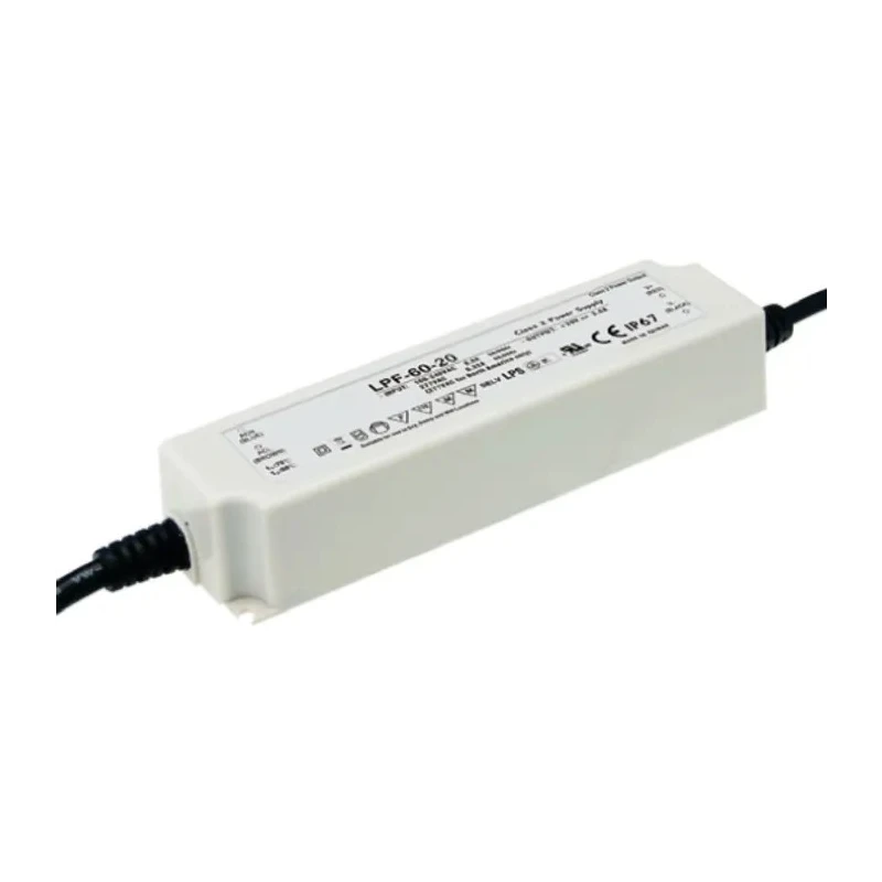 MEAN WELL IP67 Waterproof Constant Voltage LED Driver 15V 60W 4A Enclosed AC-DC Power Supply 
