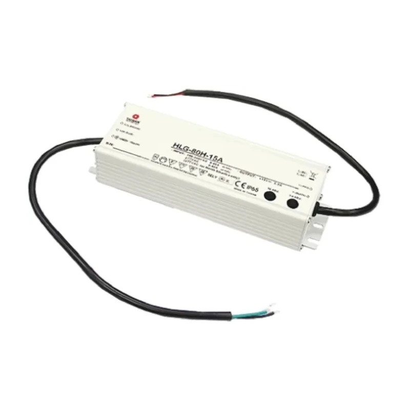 MEAN WELL IP65 1 Output LED Driver, 12V, 60W, 5A Potentiometer Dimmable 