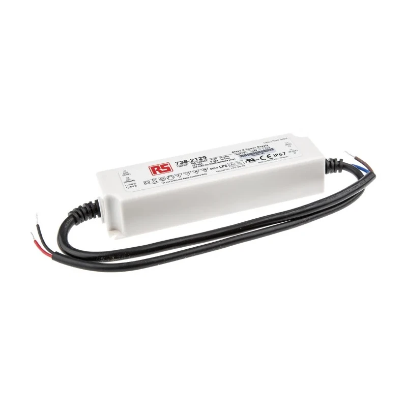 MEAN WELL IP67 1 Output LED Driver 48V 60W 1.25A Constant Voltage Enclosed 