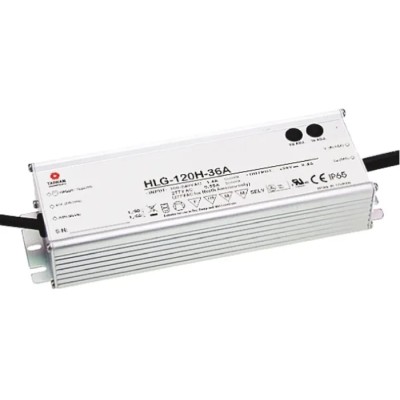 MEAN WELL IP65 1 Output LED Driver 36V 122.4W 3.4A Potentiometer 