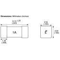 Littelfuse Non-Resettable Fuse 125mA, 125V Ceramic Body, Super Fast Acting, Reel Package 0451.125MRL