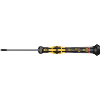 Wera Precision Screwdriver PH0 Tip 60 mm Blade Bi-Material Handle ESD Safe 05030111001