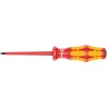 Wera Insulated Screwdriver with T5 Tip 80mm Blade, VDE 1000V Approved, Bi-Material Handle, 161mm Overall Length 05006181001
