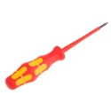 Wera Insulated Screwdriver with T5 Tip 80mm Blade, VDE 1000V Approved, Bi-Material Handle, 161mm Overall Length 05006181001