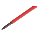 Wera Insulated Screwdriver with T5 Tip 80mm Blade, VDE 1000V Approved, Bi-Material Handle, 161mm Overall Length 05006181001