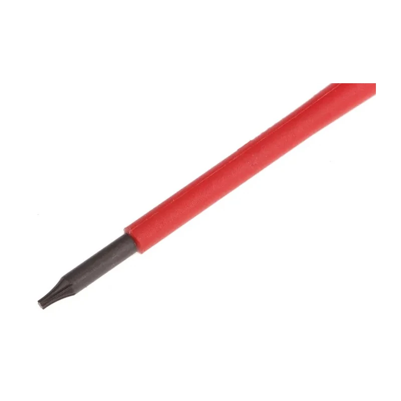 Wera Insulated Screwdriver with T5 Tip 80mm Blade, VDE 1000V Approved, Bi-Material Handle, 161mm Overall Length 05006181001