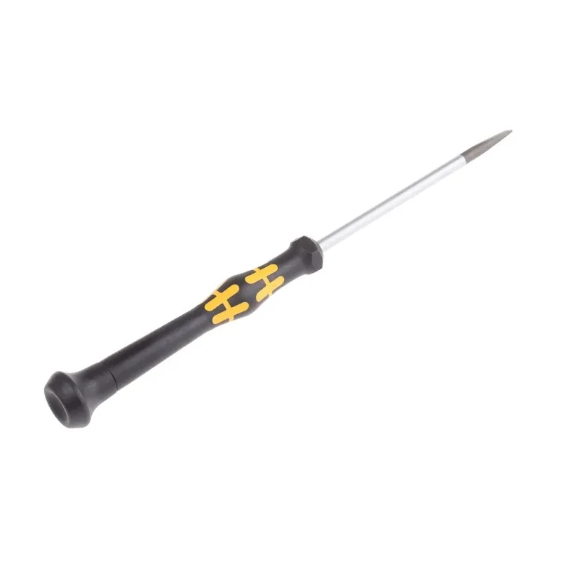 Wera Precision Screwdriver Insulated Bi-Material Handle Stainless Steel Blade 80mm 177mm Overall 05030107001