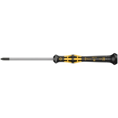 Wera Precision Screwdriver PZ1 Tip 80 mm Blade Bi-Material Handle ESD Safe 177mm Overall 05030116001