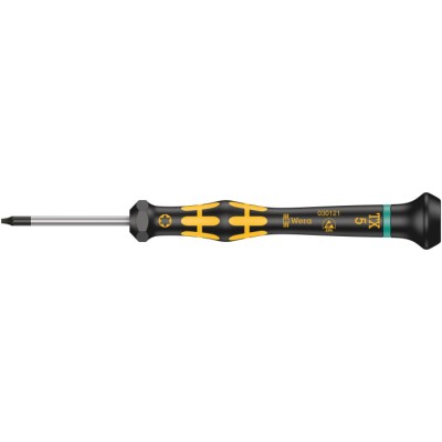 Wera Precision Screwdriver T5 Tip, 40 mm Blade, 137 mm Overall 05030121001