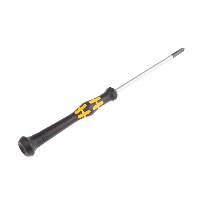Wera Precision Screwdriver PZ1 Tip 80 mm Blade Bi-Material Handle ESD Safe 177mm Overall 05030116001