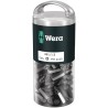 Wera Screwdriver Bit Set PH2 Tip, 1/4 in Hex Drive, Stainless Steel, 100 Pieces 05072441001