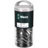 Wera Screwdriver Bit, 1/4 in Hex Drive, PZ2 Tip, 25 mm Overall Length, 100-Piece 05072444001