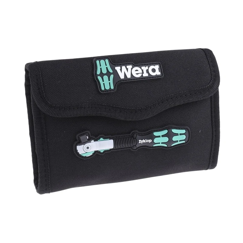 Wera 26-Piece 1/4 in Hexagon Socket Set Brushed Chrome Plated CZ 05051045001