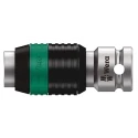 Wera 26-Piece 1/4 in Hexagon Socket Set Brushed Chrome Plated CZ 05051045001