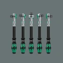 Wera 26-Piece 1/4 in Hexagon Socket Set Brushed Chrome Plated CZ 05051045001