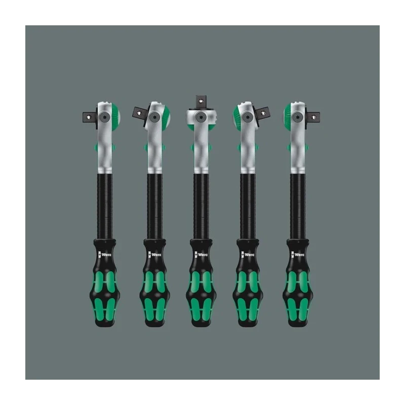 Wera 26-Piece 1/4 in Hexagon Socket Set Brushed Chrome Plated CZ 05051045001