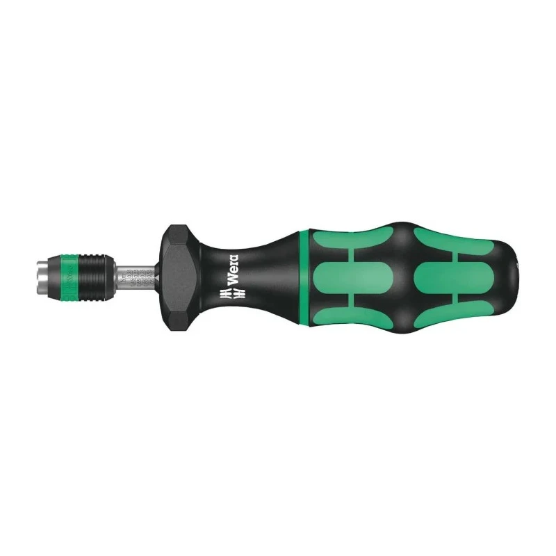 Wera Torque Screwdriver Hex-Plus Slotted Torx Torx Plus Torque Screwdriver & Bit Set 0.3 to 3 Nm 1/4 in Drive ±6 05074738001