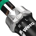 Wera 1/4 in Hex Ratchet Screwdriver, Bi-Material Handle, 150 mm Length, Reversible Switchover Ring, ESD Safe 05051461001