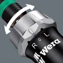 Wera 1/4 in Hex Ratchet Screwdriver, Bi-Material Handle, 150 mm Length, Reversible Switchover Ring, ESD Safe 05051461001