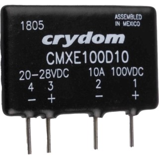 Crydom CMX Series Solid State Relay, 10A Load, PCB Mount, 100 V dc Load, 28V dc Control CMXE100D10