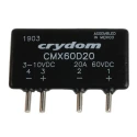 Crydom CMX Series Solid State Relay 20A Load PCB Mount 60V DC Load 10V DC Control CMX60D20