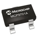 Microchip Voltage Output Temperature Sensor, Analogue, Surface Mount, ±2°C Accuracy, 3-Pin SOT-23 MCP9701AT