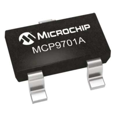 Microchip Voltage Output Temperature Sensor, Analogue, Surface Mount, ±2°C Accuracy, 3-Pin SOT-23 MCP9701AT