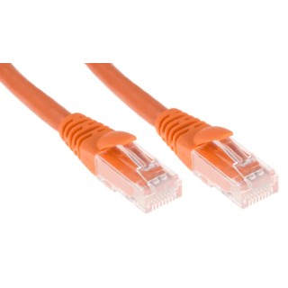 RS PRO Cat6 Ethernet Cable 1 m, Orange RJ45 Male to RJ45 Male U/UTP Low Smoke Zero Halogen 738-8512