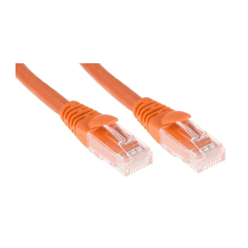 RS PRO Cat6 Ethernet Cable 1 m, Orange RJ45 Male to RJ45 Male U/UTP Low Smoke Zero Halogen 738-8512
