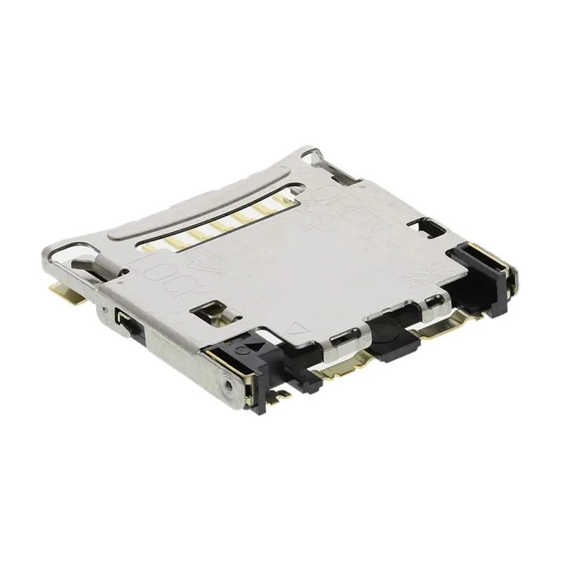 Hirose DM3 8 Way Right Angle Hinged MicroSD Memory Card Connector, Surface Mount, Gold Plated Contacts DM3C-SF