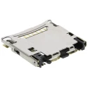 Hirose DM3 8 Way Right Angle Hinged MicroSD Memory Card Connector, Solder DM3C-SF