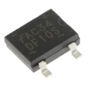 onsemi Bridge Rectifier 400 V 50 A Surface Mount SDIP 4-Pin Single DF04S