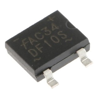 onsemi Bridge Rectifier 400 V 50 A Surface Mount SDIP 4-Pin Single DF04S