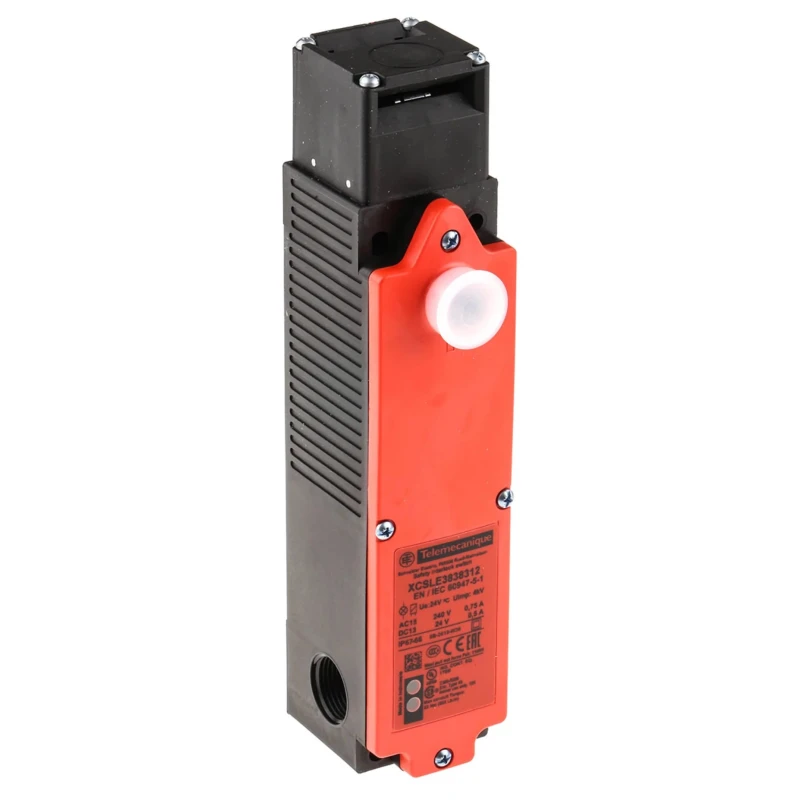 Telemecanique Sensors XCSLE3838312 XCS-LE Series Solenoid Interlock Switch Power to Unlock 24V AC/DC 205mm IP67