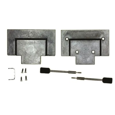 TE Connectivity III Series Zinc Straight D-Sub Backshell, 68 Way 5786152-3
